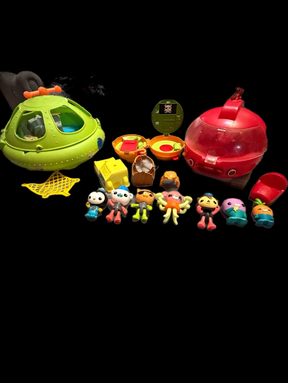 Fisher Price Octonauts Playset Lot Octopod Vehicles Barnacles Kwazii